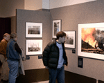 visitors view the exhibit